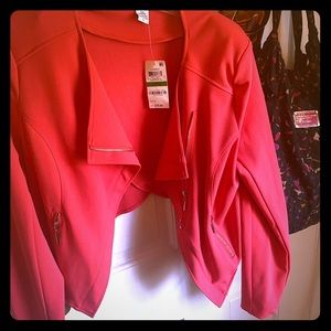 Bar 111 motto jacket , cropped back